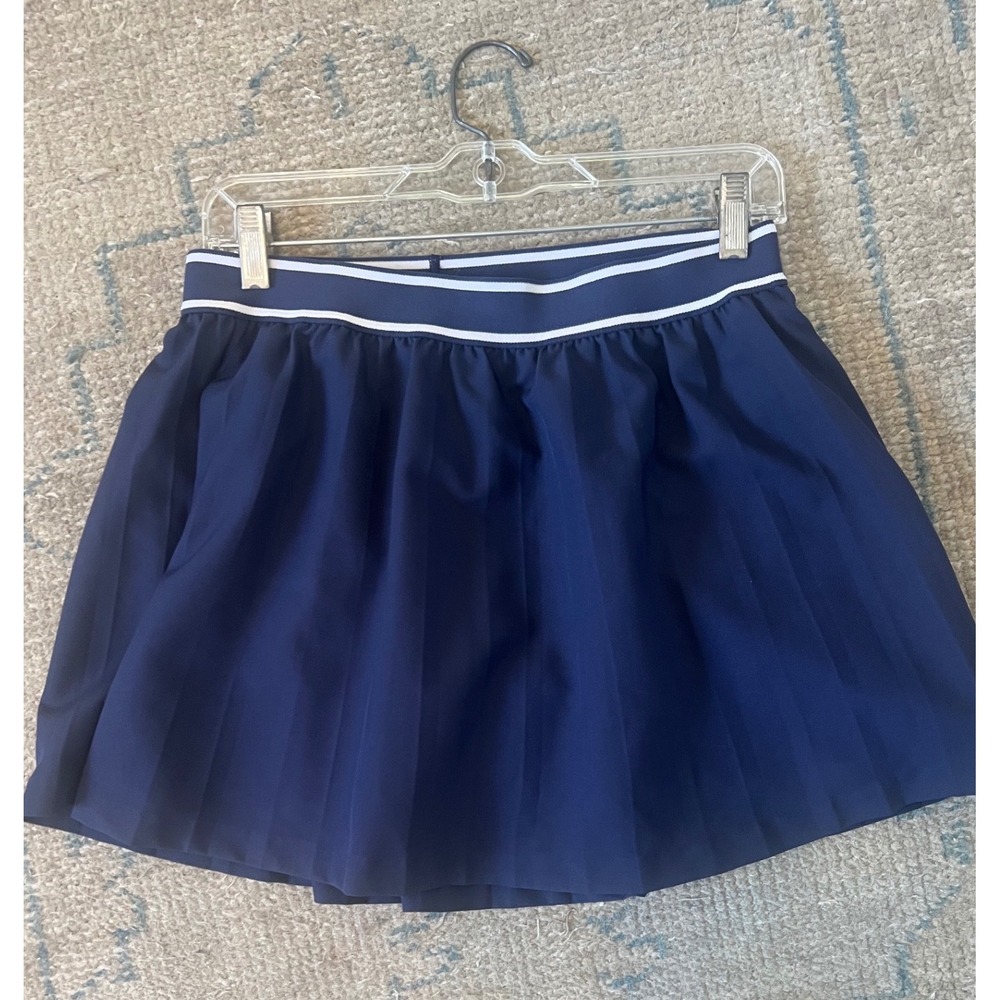 Peter Millar Sally Skort Navy Pleated Golf Tennis Skirt Women's Size M 00308